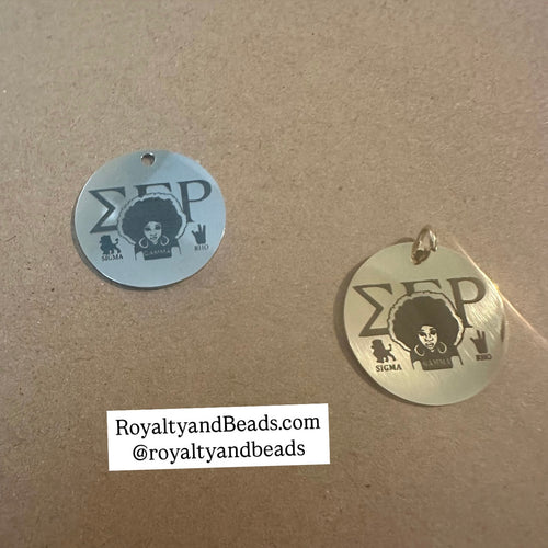 Sigma Gamma Rho girl charm.