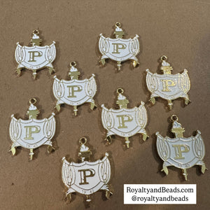 Gold Philo charm.