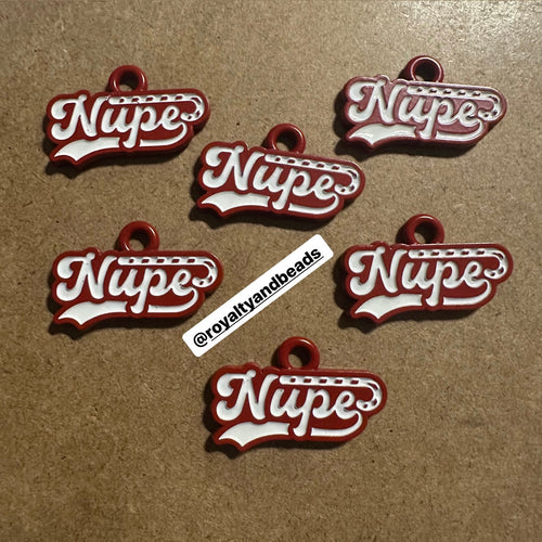 New Red NUPE charm.