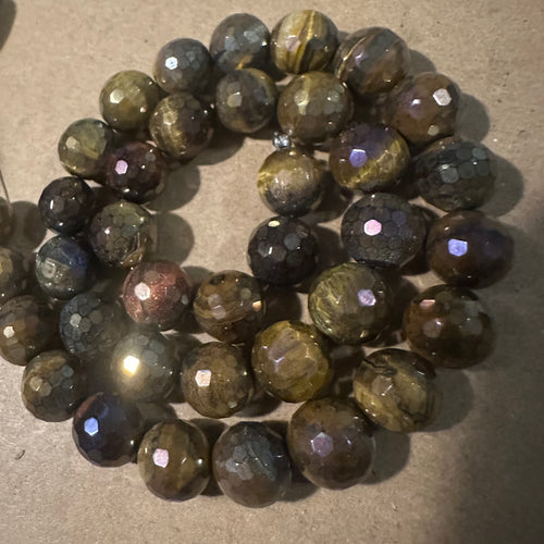 Rainbow Brown Tigers eye beads.