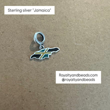 Load image into Gallery viewer, Jamaica charm (sterling silver)