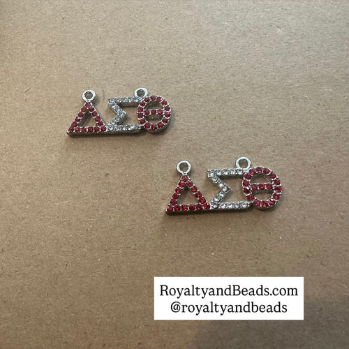 Micro pave Delta charm.