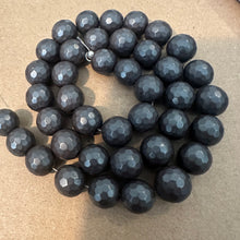 Load image into Gallery viewer, Faceted gray beads