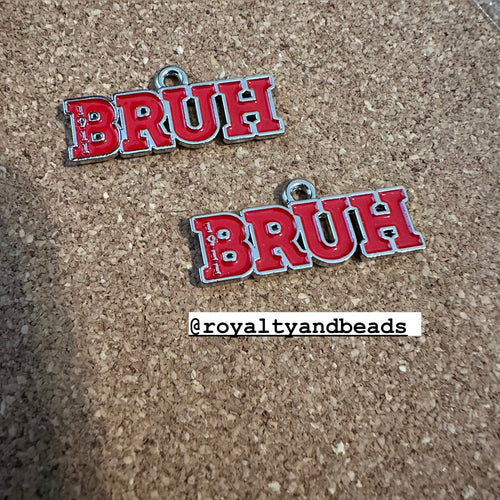 Silver Kappa Bruh charm.
