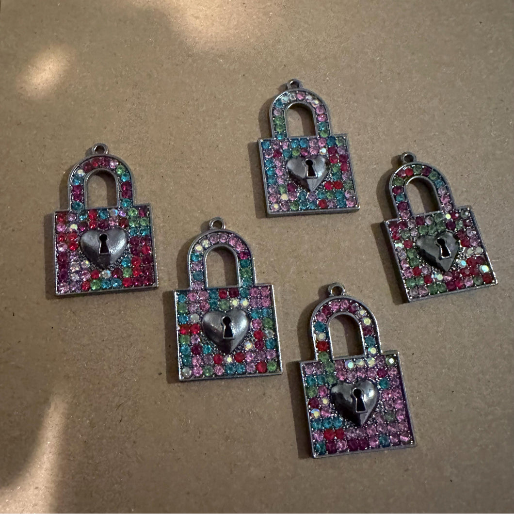 5 lock charms