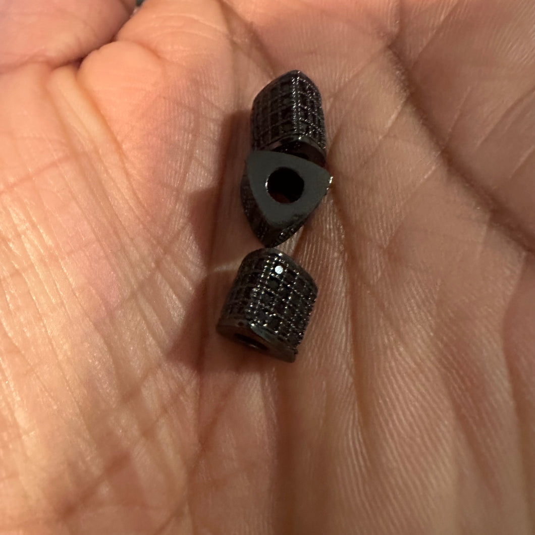 3 pave all black spacers