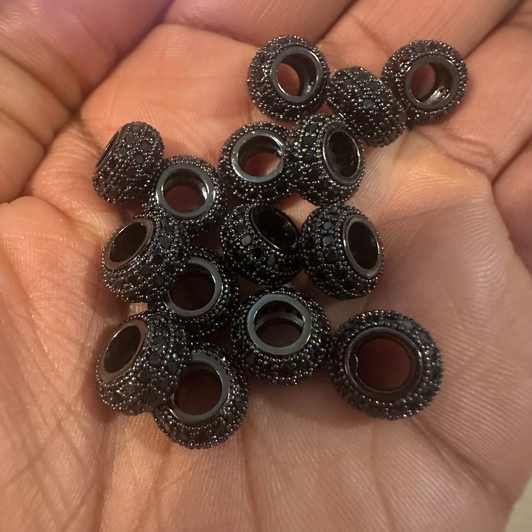 3 pave all black spacers