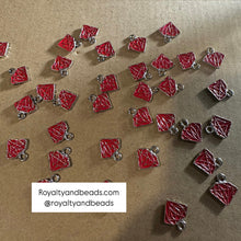 Load image into Gallery viewer, Red diamond charm.