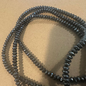 Black hematite beads 6mm