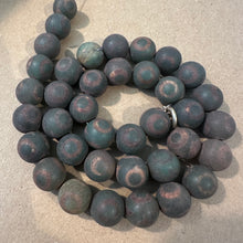 Load image into Gallery viewer, Brown and green circle camo beads