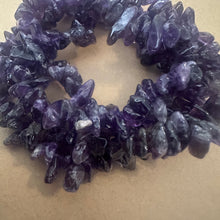 Load image into Gallery viewer, Amethyst rock beads 10mm