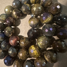 Load image into Gallery viewer, Rainbow Brown Tigers eye beads.