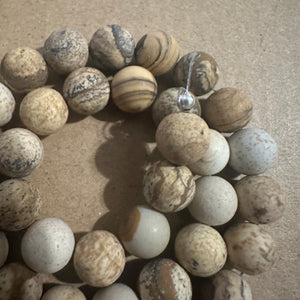Tan beads 8mm