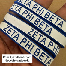 Load image into Gallery viewer, Zeta Phi Beta wristband
