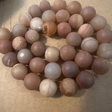 Load image into Gallery viewer, Orange druzy beads