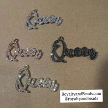 Load image into Gallery viewer, Pave queen charm.