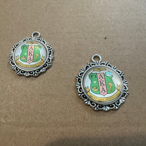 Shield circle charm