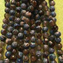 Load image into Gallery viewer, 8mm Blue agate beads