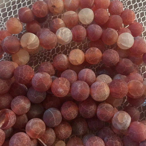 Red and orange agate.