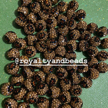 Load image into Gallery viewer, Leopard pave beads.