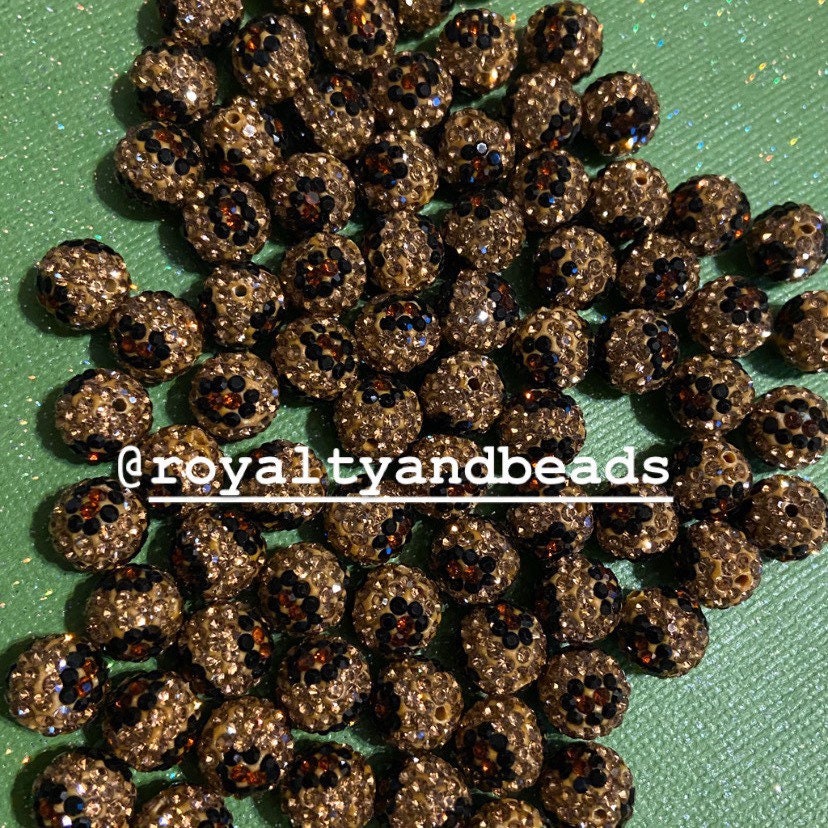 Leopard pave beads.