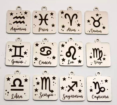 Zodiac charms