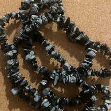 Load image into Gallery viewer, Black and gray rock beads