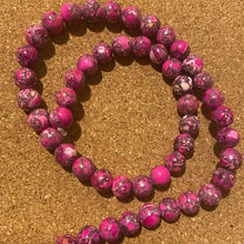 Load image into Gallery viewer, Pink and black beads 8mm