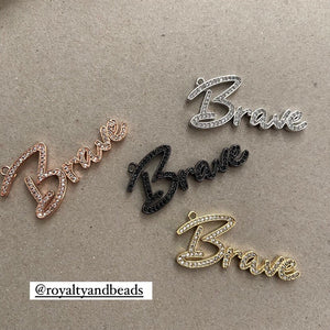 Pave Brave charm.