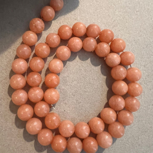 Orange beads 8mm