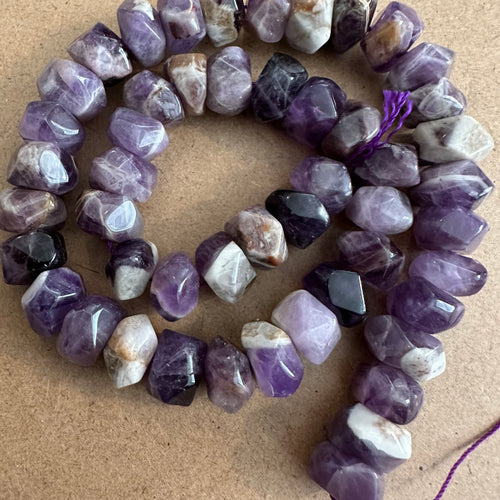 Amethyst rock beads