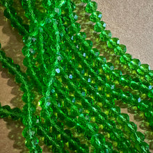 Load image into Gallery viewer, Green crystal strands.