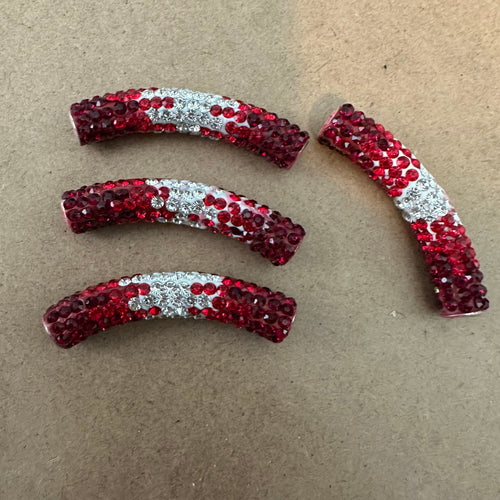 Deep red pave bar
