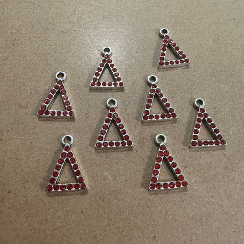 2 Rhinestone pyramids