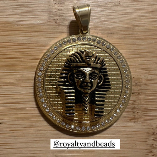 Gold Pharoah pendant