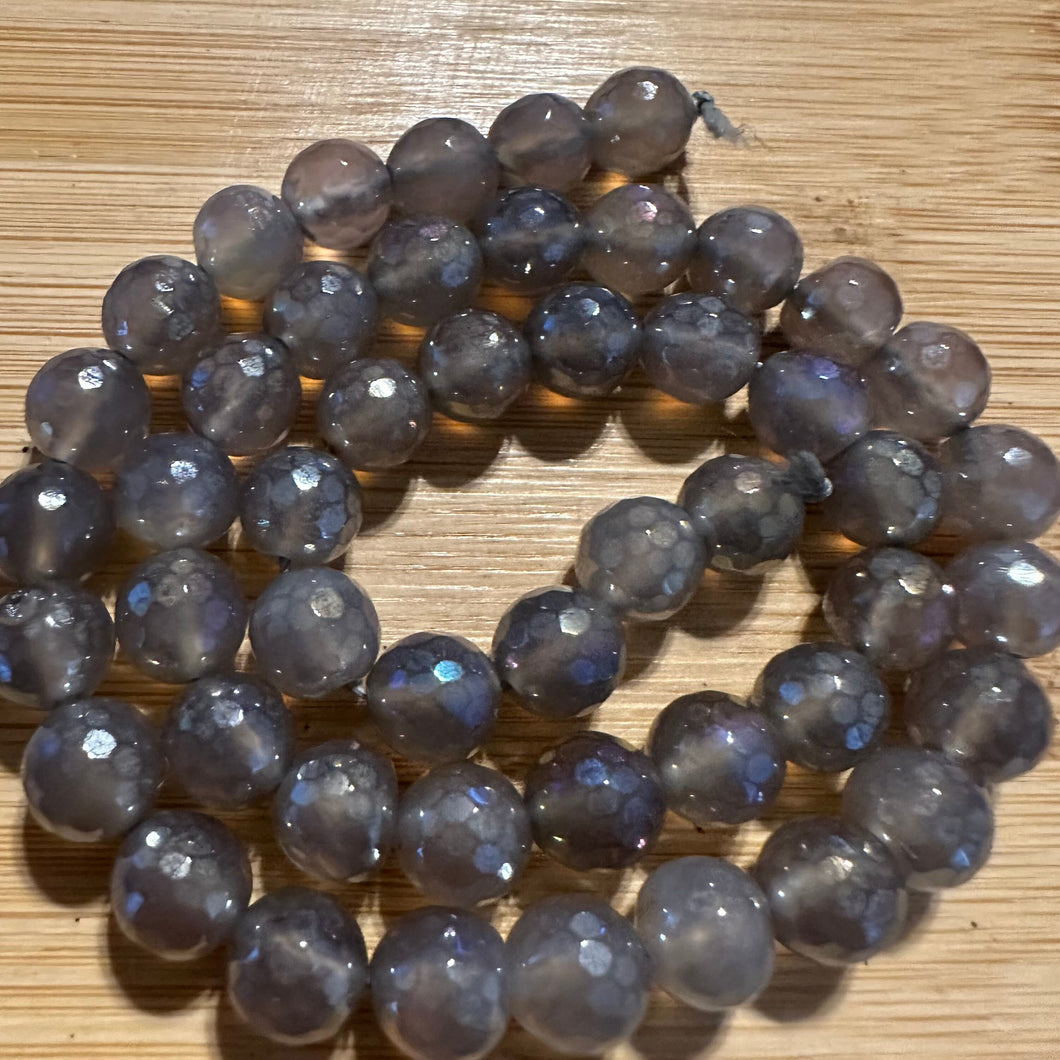 Gray beads 8mm