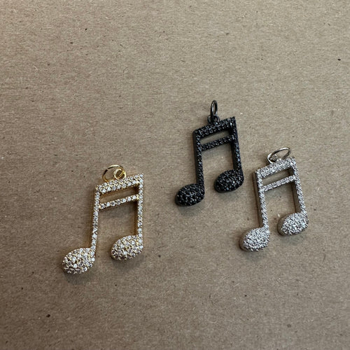 Pave music charm