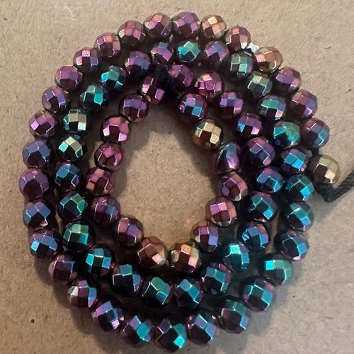 Rainbow beads 6mm