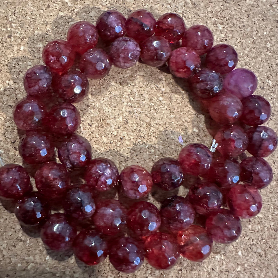 Red 8mm beads