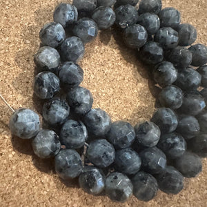 Gray 8mm beads