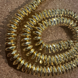 Gold spacer beads