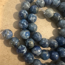 Load image into Gallery viewer, Blue and gray beads 8mm