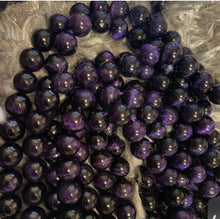 Load image into Gallery viewer, Purple Tigers eye beads.