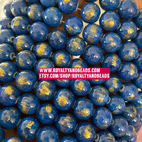 Blue and gold 10mm