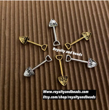 Load image into Gallery viewer, Iota Phi Theta shovel charm.