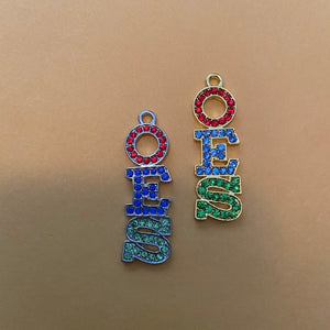 Sparkly OES hanger charms.