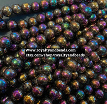 Load image into Gallery viewer, Rainbow stripe beads.