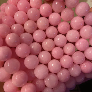Pink beads*